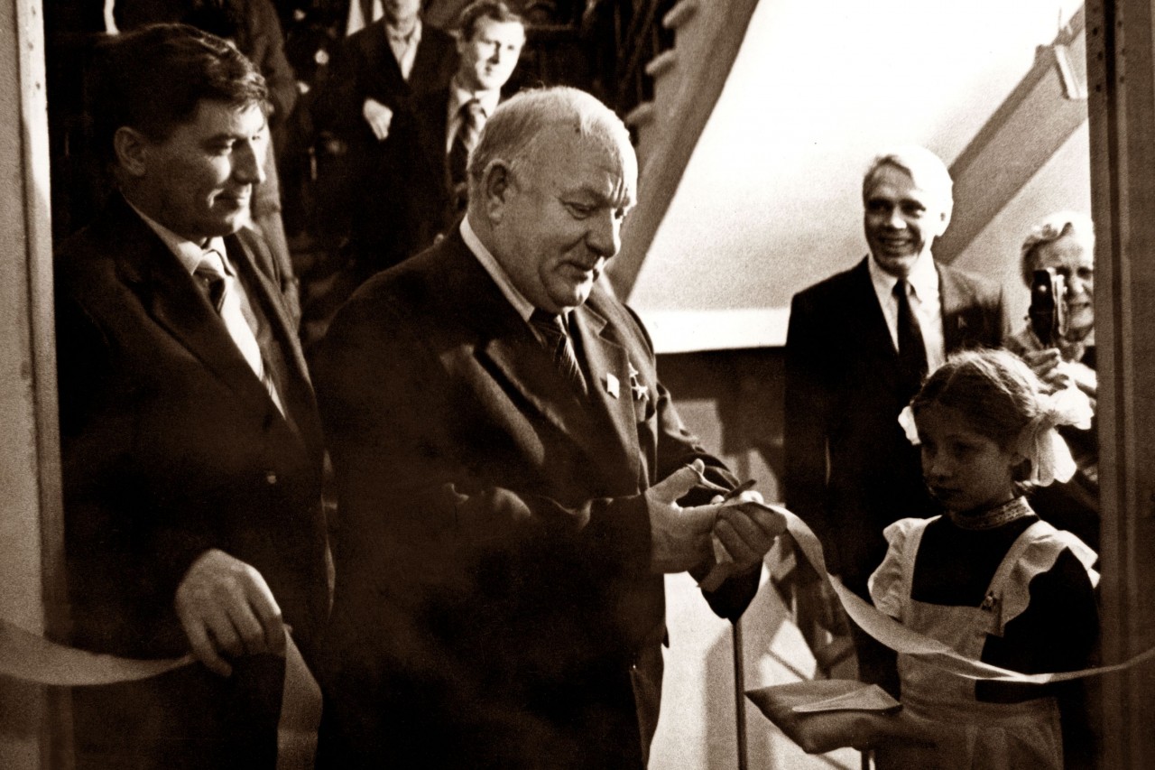 Торжественное открытие Дивногорского городсского музея в1983 году